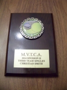 2014 MVCTA 3rd Team Singles Christian Smith