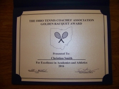 2016 Golden Raquet Award Christian Smith
