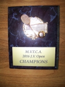 2016 MVTCA JV Tournament Champion Trophy
