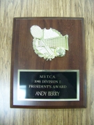 1998 MVCTA President's Award Andy Berry